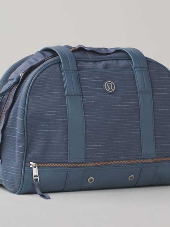 lululemon athletica Other - Om For All Bag, BLUE DENIM. Duffle Vintage LULU Y2K